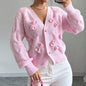 Women's Bow Cropped Cardigan