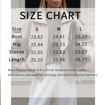 Women's Casual Zip Up Jacket