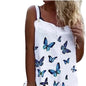 Women’s Butterfly Print Overalls