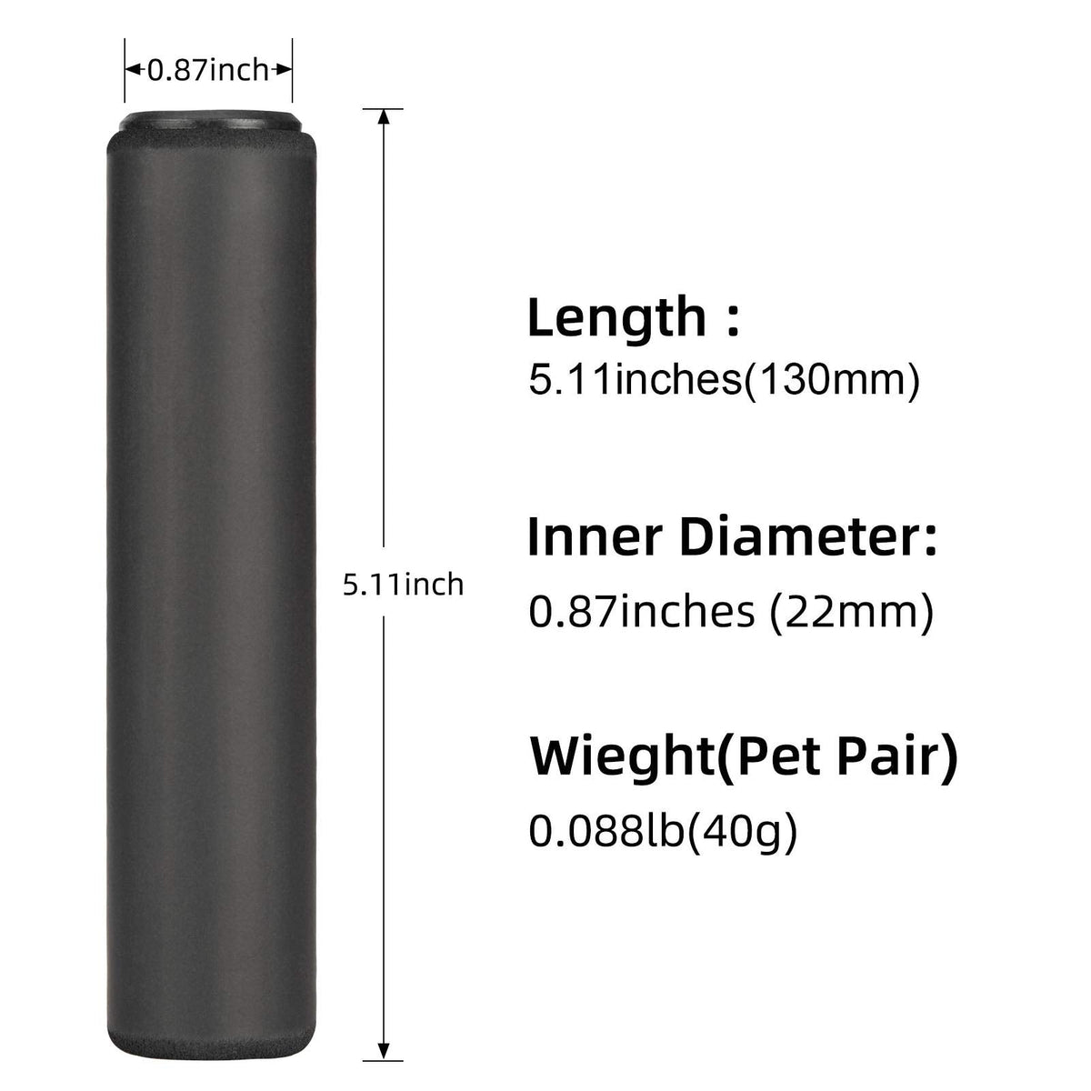 ROCKBROS Bike  Foam Comfortable Shock Absorption Bike Handlebar Grips