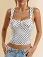 Women’s Polka Dot Underwire Camisole – Party & Date Night Top