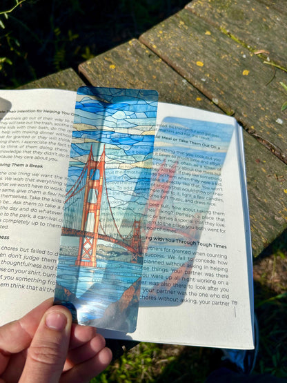 San Francisco Golden Gate Bridge Bookmark - Iconic Bridge Design, Perfect for Travel Lovers,Architecture Enthusiasts, Unique Gift