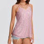 Sequin V-Neck Camisole – Rhinestone Strap Sparkly Top