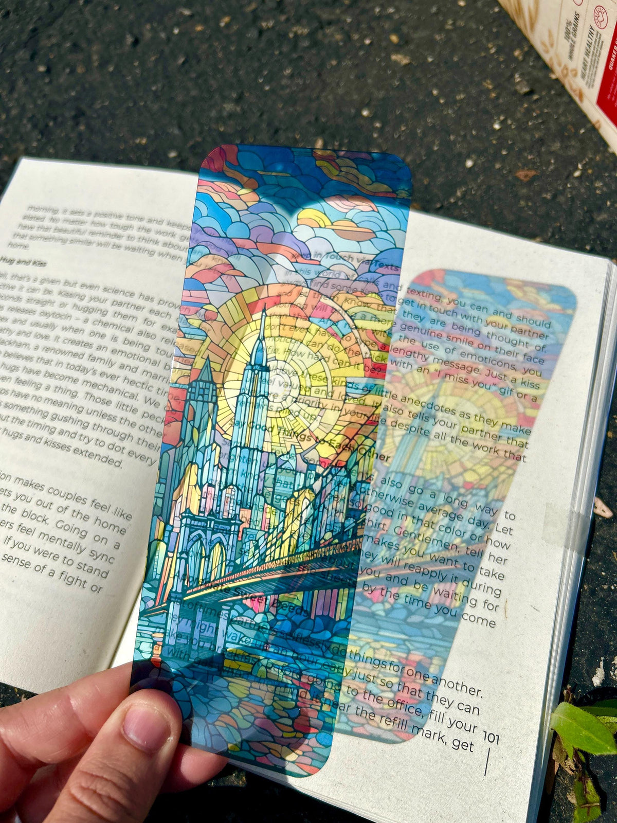 Bridge Bookmark Brooklyn Bridge Stained Glass Bookmark – Iconic NYC Landmark, Unique G ...