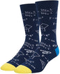 Colorful Mathematical Formula Problem Solving Printed Men's Socks Cotton Socks