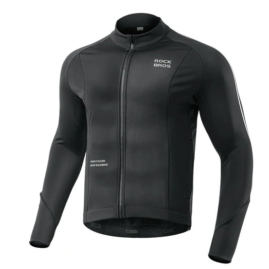 Cycling Long Sleeve Fleece Jersey for 32°F–50°F