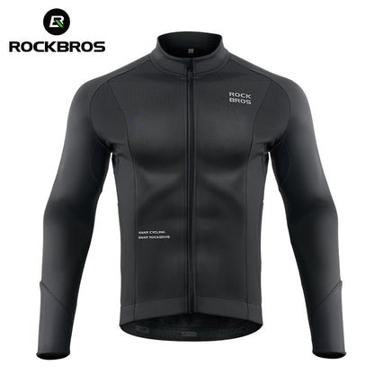 Cycling Long Sleeve Fleece Jersey for 32°F–50°F