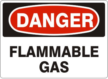 Danger - Flammable Gas