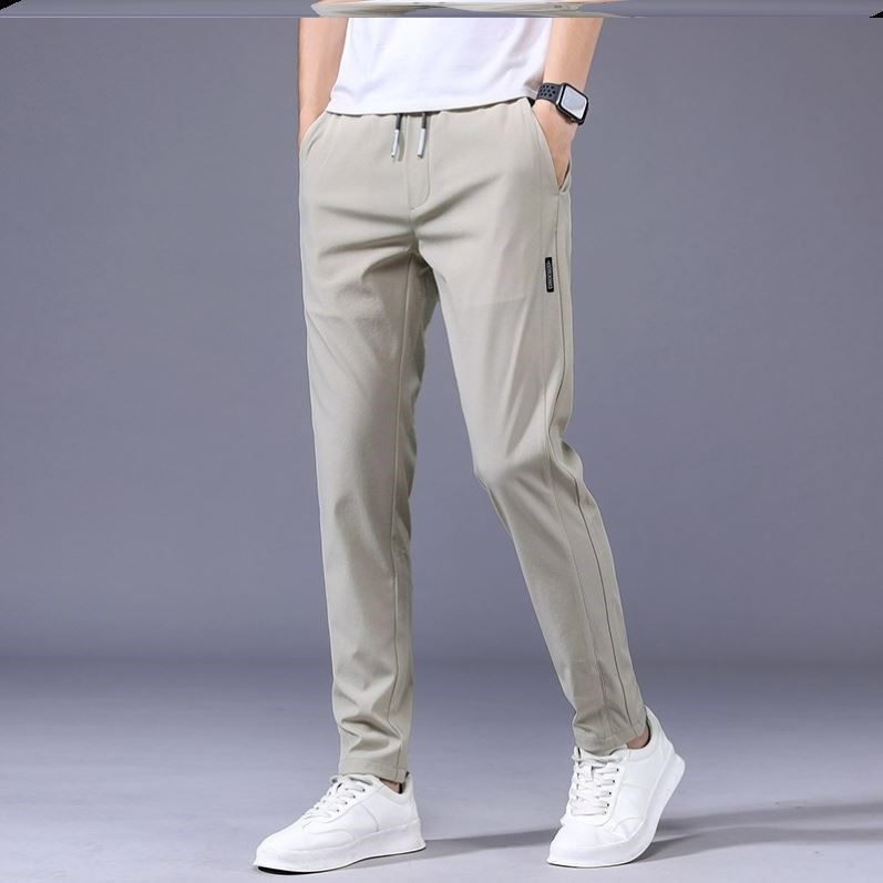 Men’s Straight Leg Sweats – Lightweight, Casual, Korean-Inspired Comfort