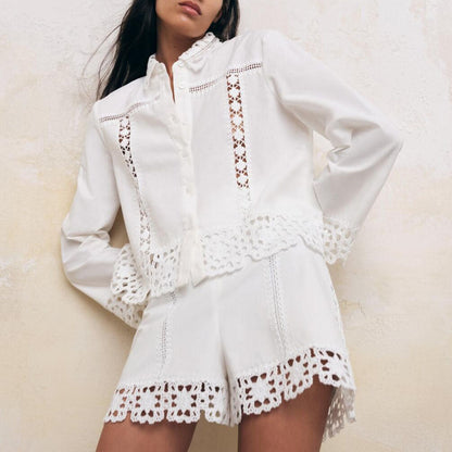 Women's Lace Hollow Out Jacket