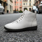 Women’s Genuine Leather Soft-Soled Flat Ankle Boots