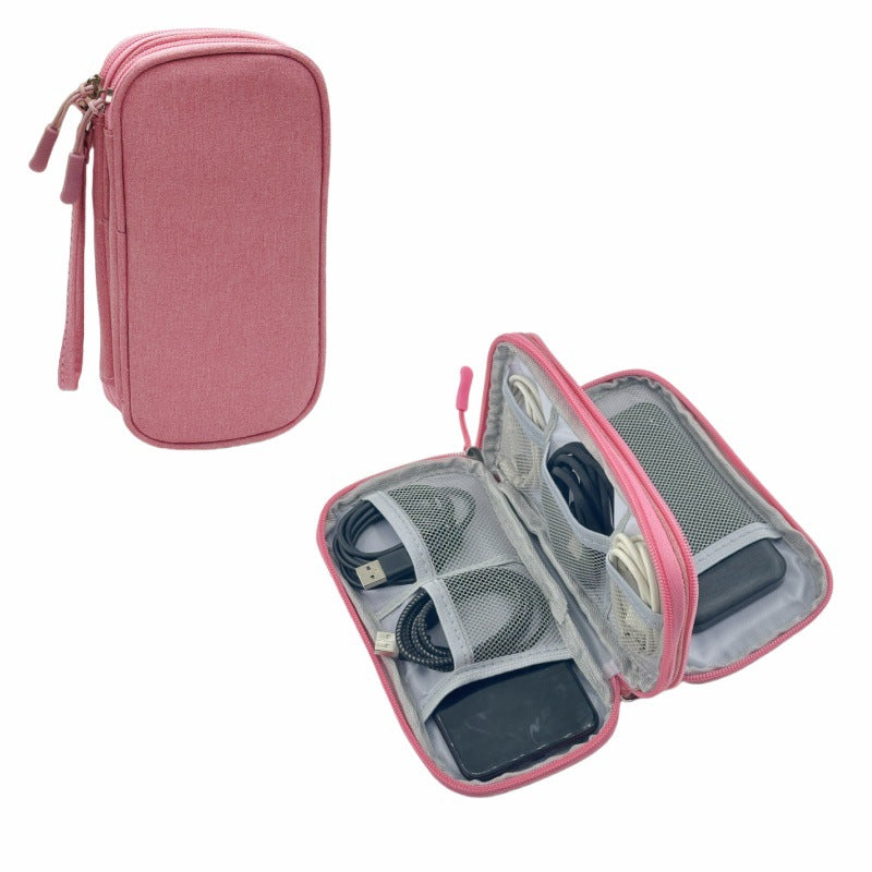 Data cable storage bag charger mobile power charging cable bag box digital storage bag USB headphone hard drive