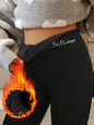 Women’s Fleece-Lined High-Waist Shark Leggings