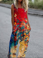 Women’s Butterfly Print Overalls