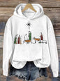 Women’s 3D Digital Print Hoodie – Casual Graphic Sweatshirt