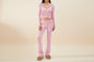Women’s Knitted Hooded Two-Piece Set – Cardigan & High-Waisted Pants Suit