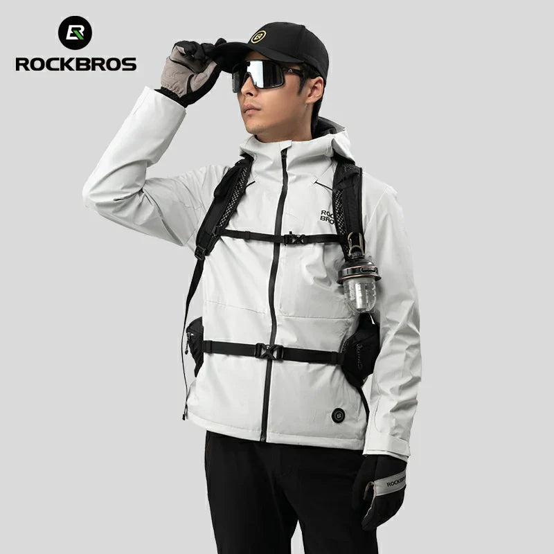 Winter Heated Winter Jacket Waterproof Windproof Rechargeable