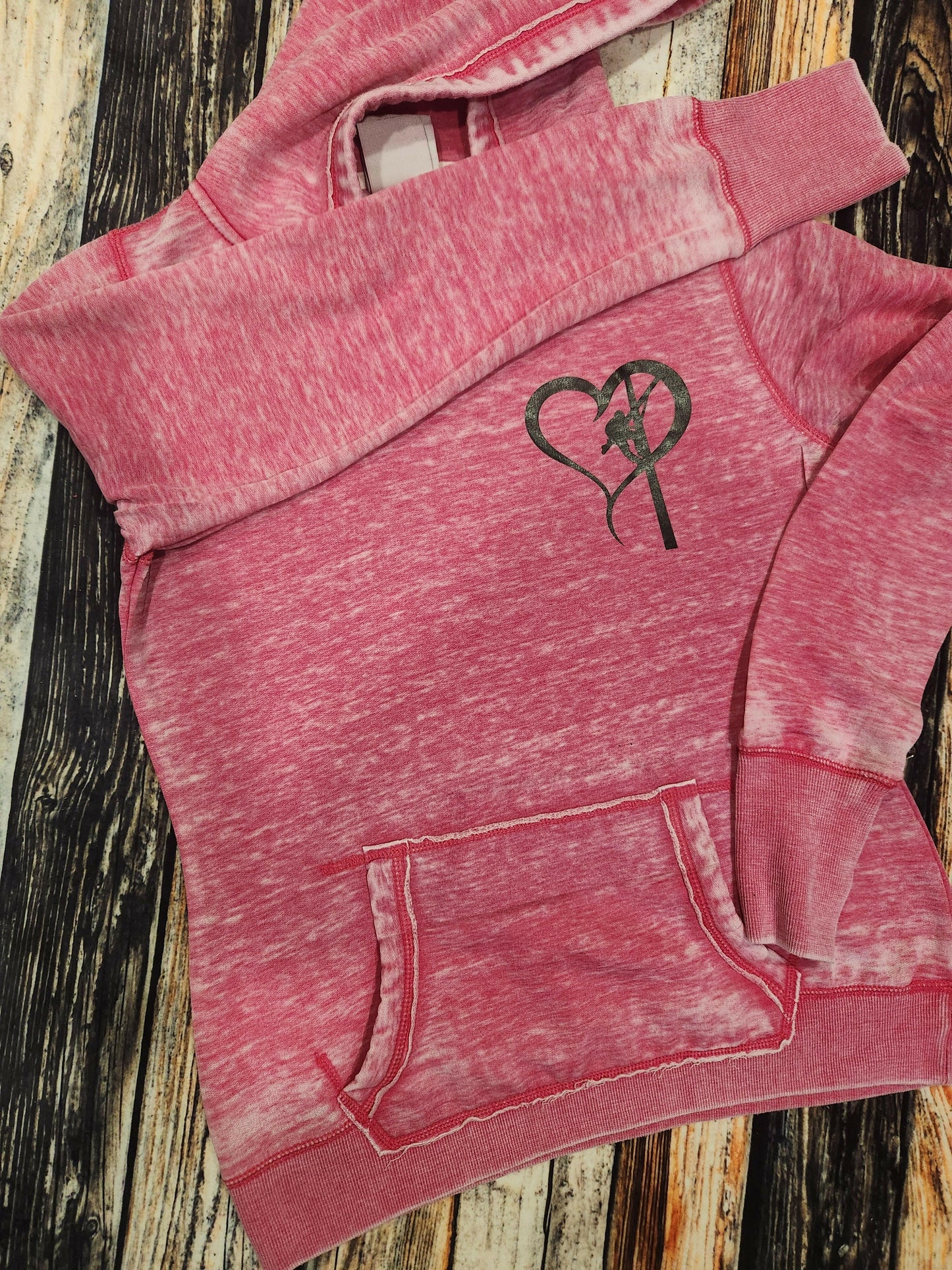 Zen With Black heart Hoodie Linewife