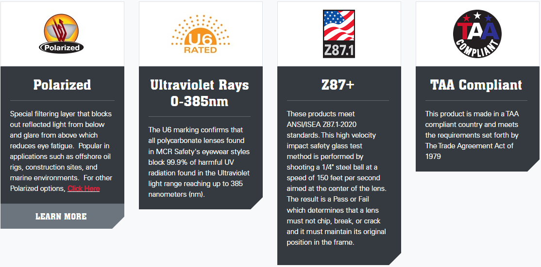 Hulk HK4 Series St. Jude safety glasses