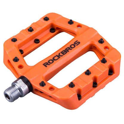 ROCKBROS Nylon Fiber Bicycle Platform Pedals for BMX MTB 9/16"