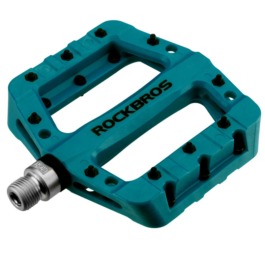 ROCKBROS Nylon Fiber Bicycle Platform Pedals for BMX MTB 9/16"