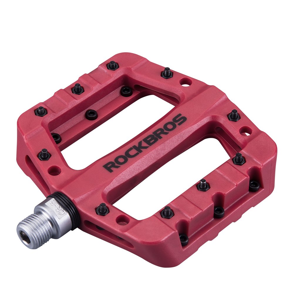 ROCKBROS Nylon Fiber Bicycle Platform Pedals for BMX MTB 9/16"
