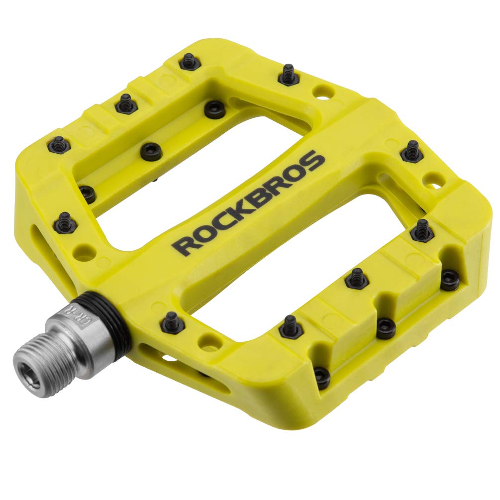 ROCKBROS Nylon Fiber Bicycle Platform Pedals for BMX MTB 9/16"