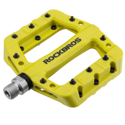 ROCKBROS Nylon Fiber Bicycle Platform Pedals for BMX MTB 9/16"