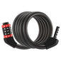 ROCKBROS 5-Digit Bike Lock Cable 70 Inch Combination Lock (5.9ft)