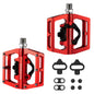ROCKBROS MTB Aluminum Bike Pedals Compatible with SPD