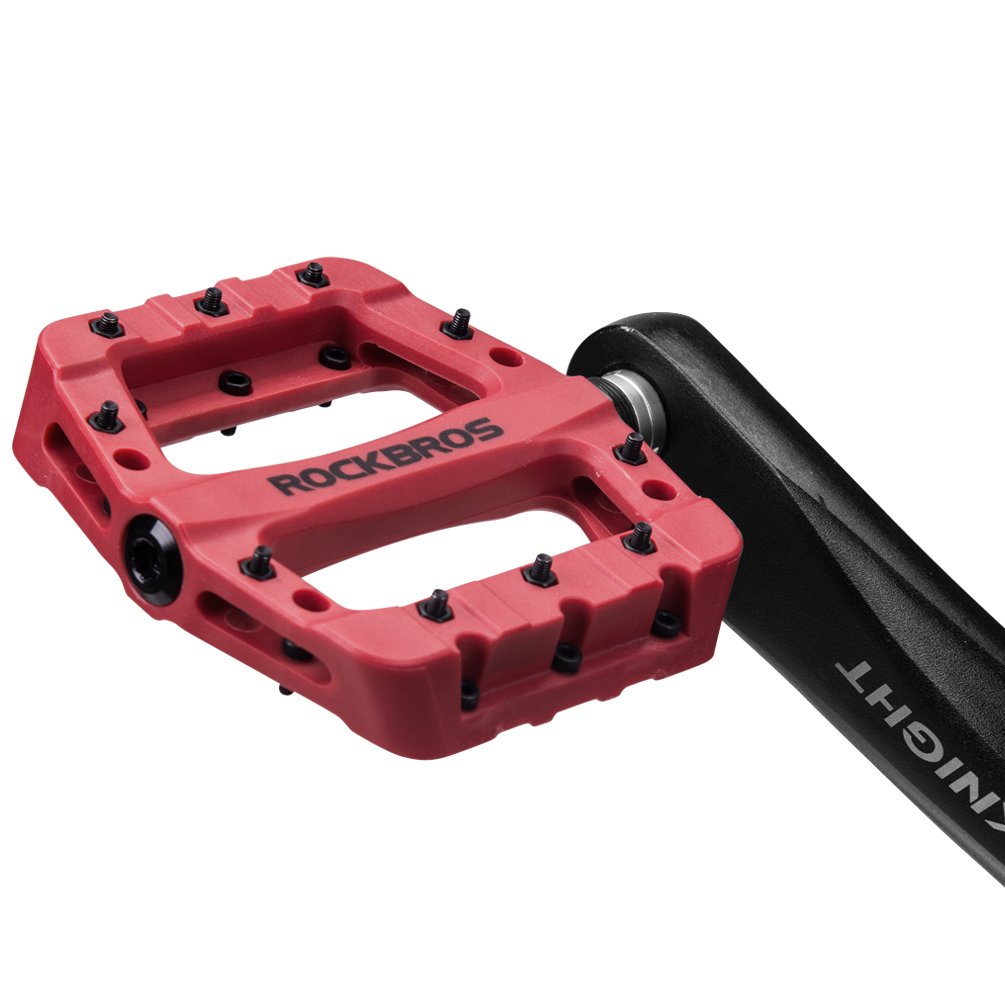 ROCKBROS Nylon Fiber Bicycle Platform Pedals for BMX MTB 9/16"