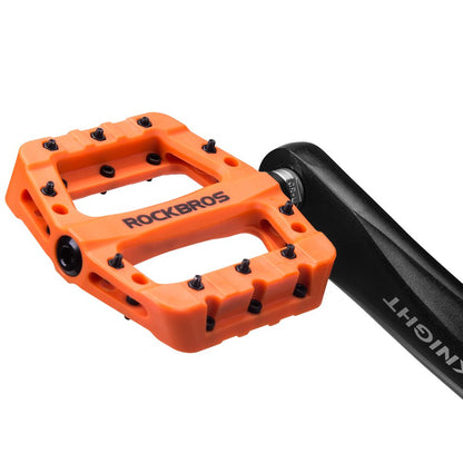 ROCKBROS Nylon Fiber Bicycle Platform Pedals for BMX MTB 9/16"