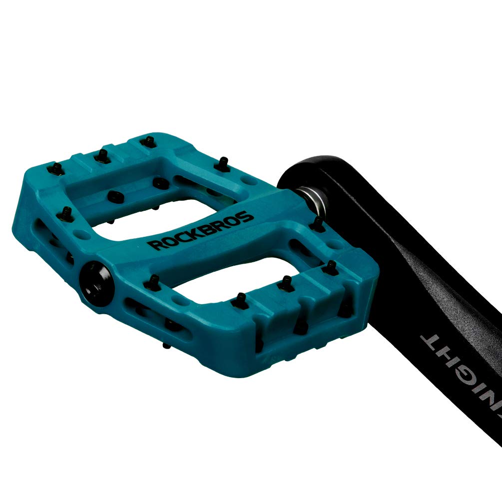 ROCKBROS Nylon Fiber Bicycle Platform Pedals for BMX MTB 9/16"