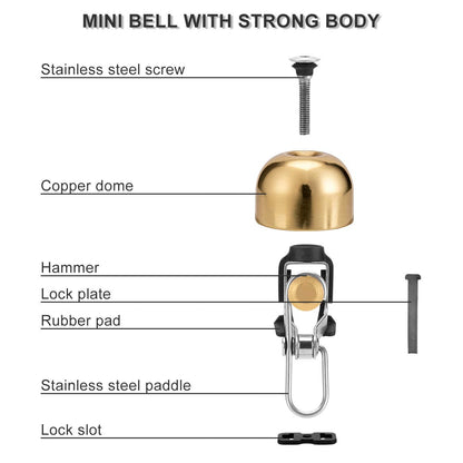 ROCKBROS Bike Classic Bicycle Bell  Loud Sound Bells