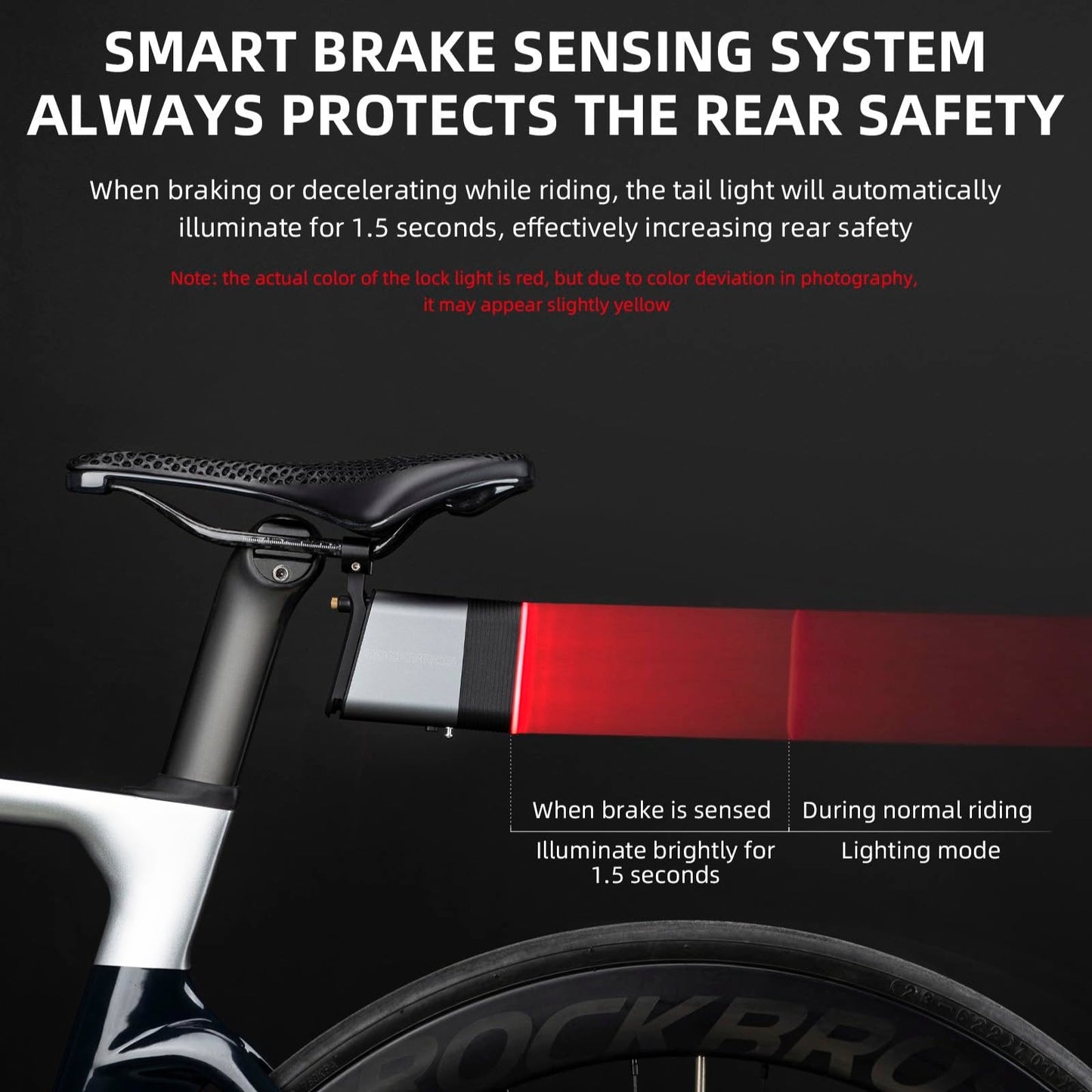 Bluetooth Lock Light Brake Sense Diurnal Light