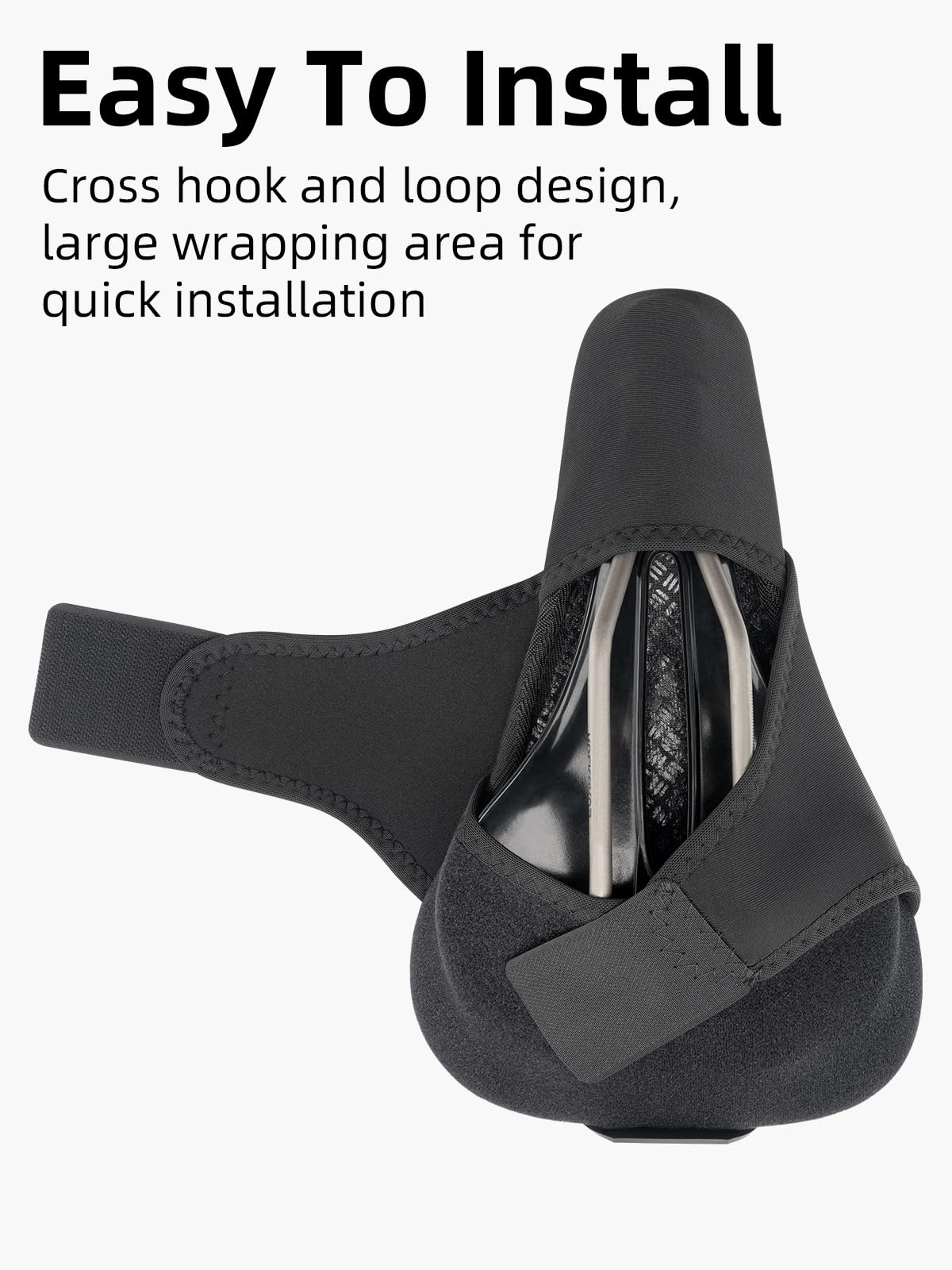 ROCKBROS Gel Bike Seat Cover Comfortable Padded Cushion for Peloton