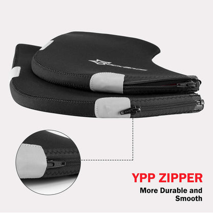 ROCKBROS Winter Bike Handlebar Mittens - Windproof Thermal Pogies for MTB