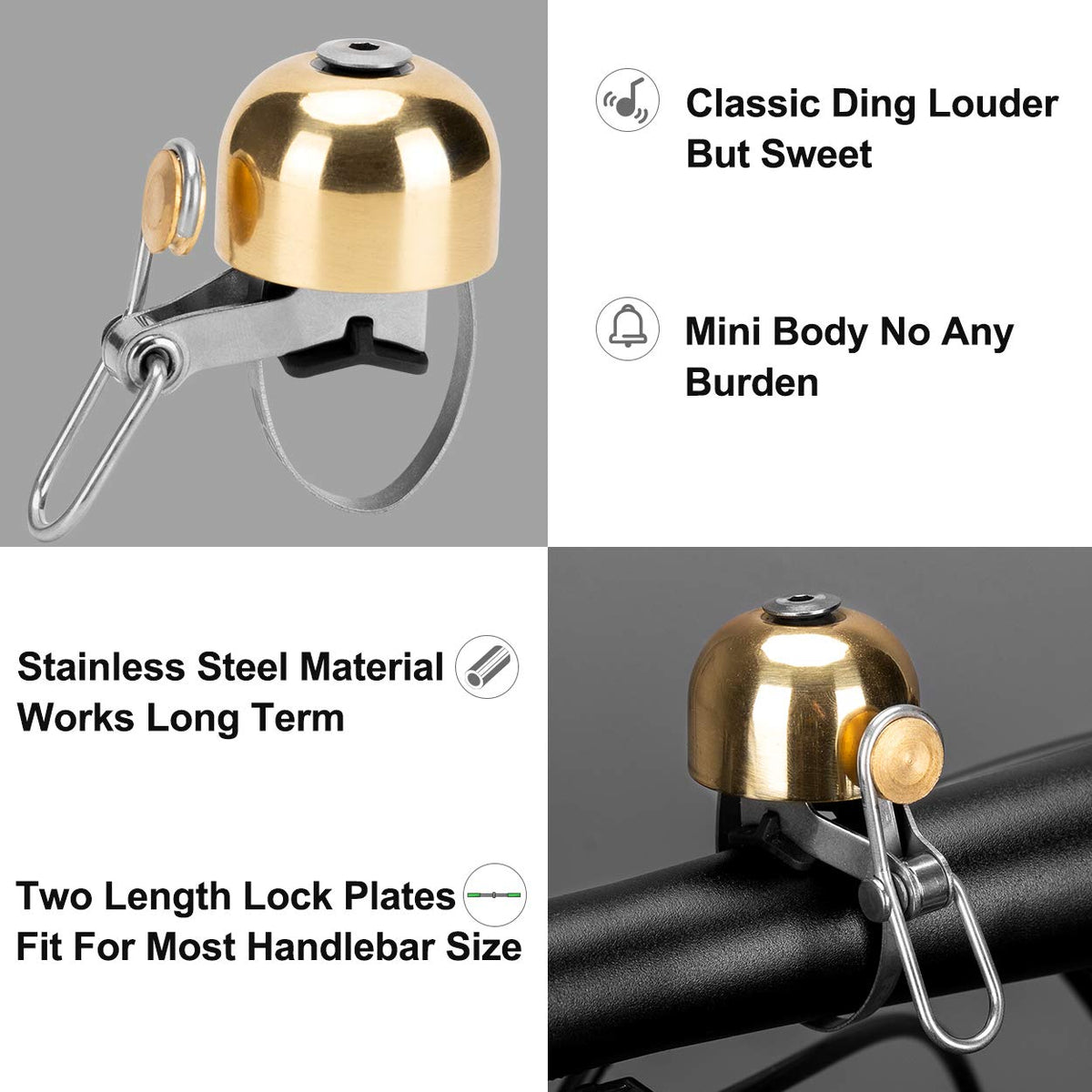 ROCKBROS Bike Classic Bicycle Bell  Loud Sound Bells