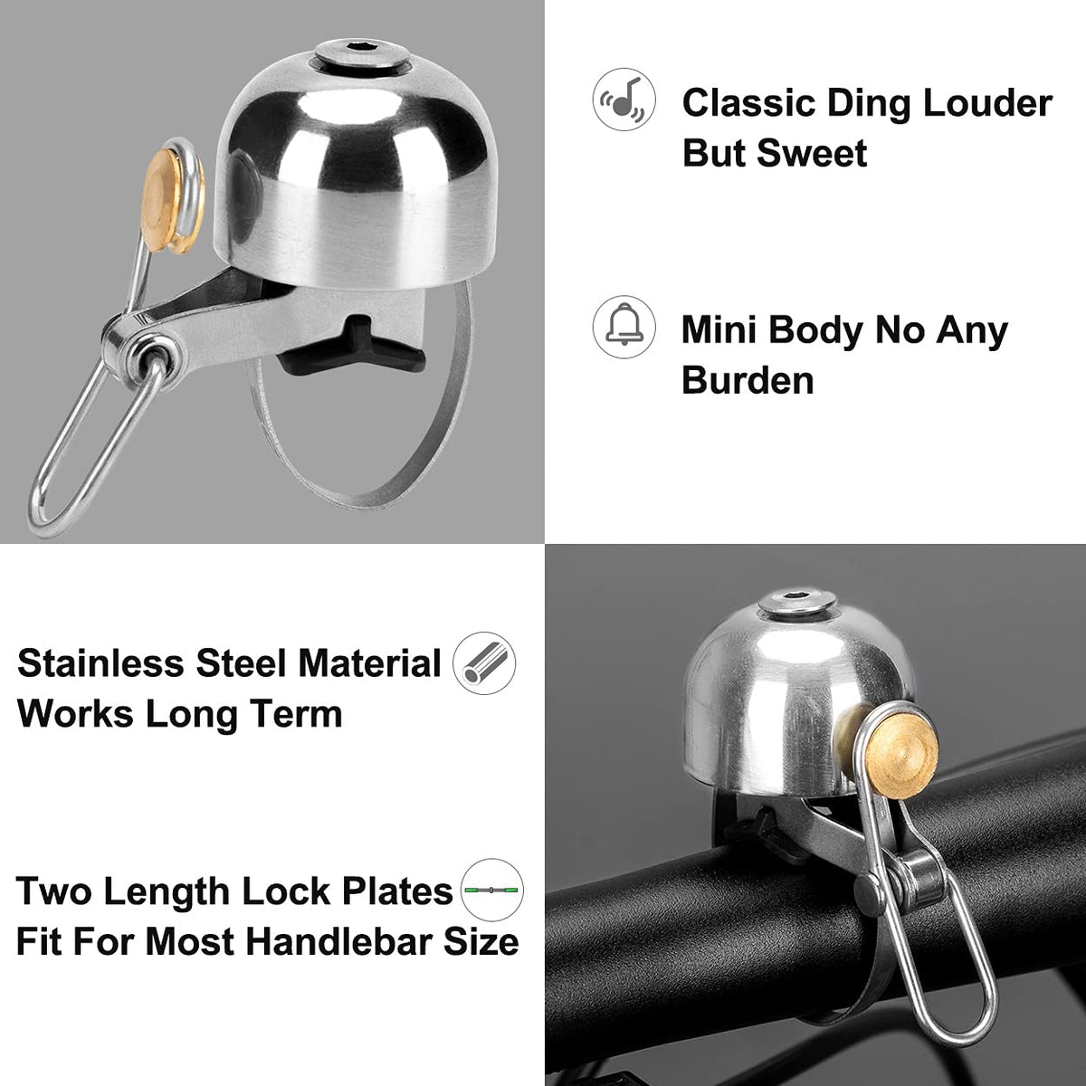 ROCKBROS Bike Classic Bicycle Bell  Loud Sound Bells