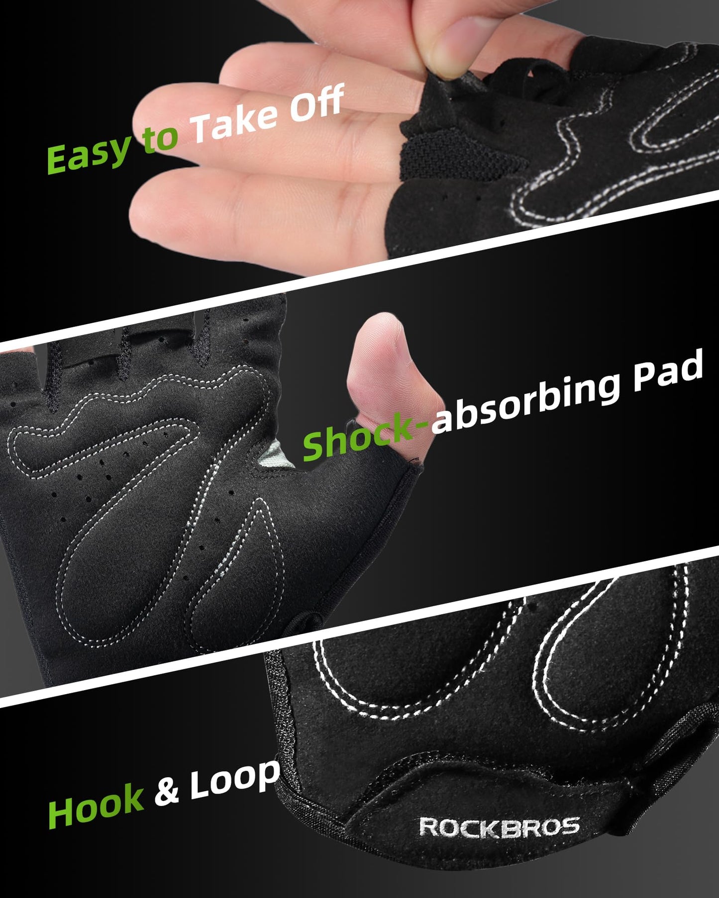 Cycling Gloves for Men Women - Breathable Bike Gloves