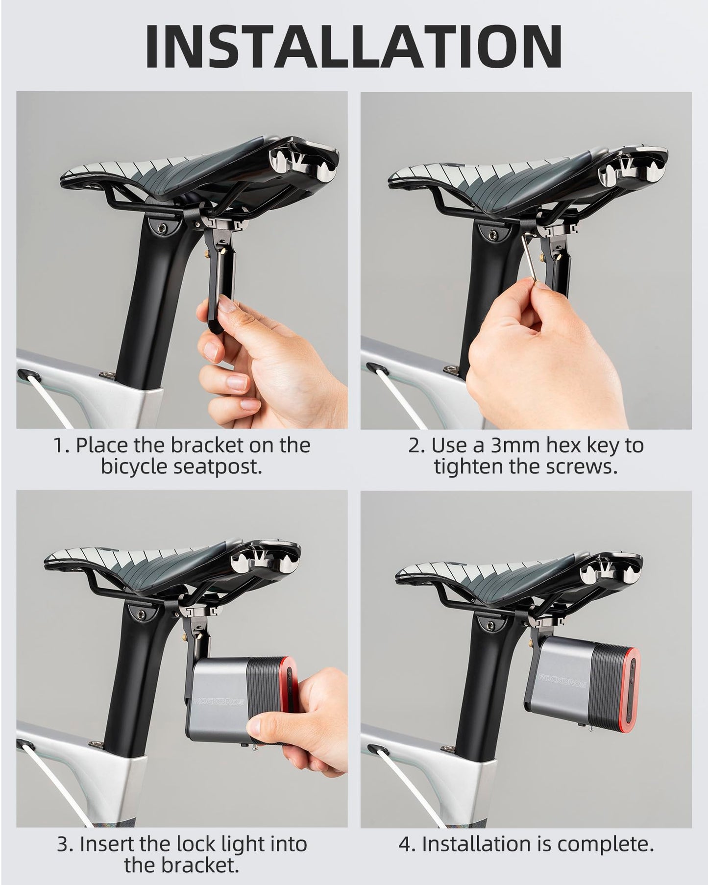 Bluetooth Lock Light Brake Sense Diurnal Light