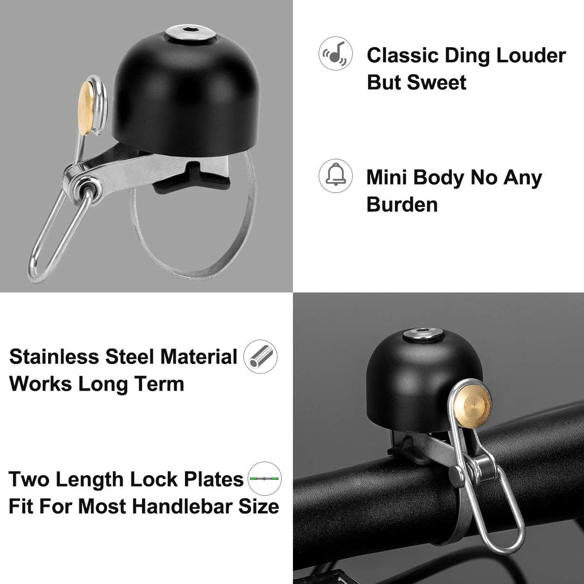 ROCKBROS Bike Classic Bicycle Bell  Loud Sound Bells