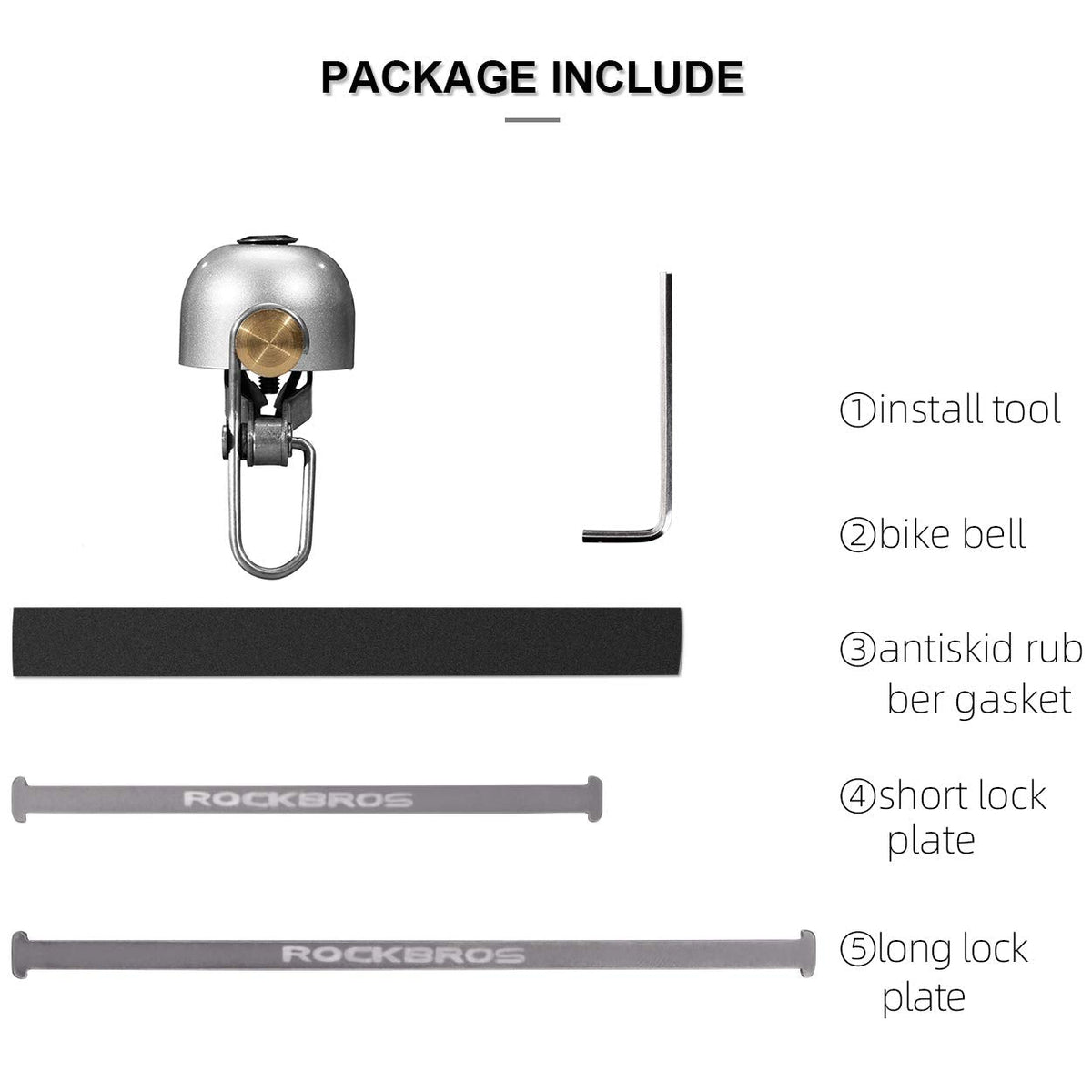 ROCKBROS Bike Classic Bicycle Bell  Loud Sound Bells