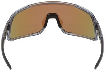 Hulk® HK4 Series Crystal Gray Frame Safety Glasses Polarized Green Mirror Lens MAX3® Scratch Resistant Coating