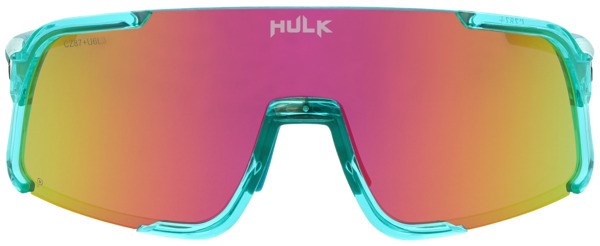 Hulk® HK4 Series Coral Glow Frame Safety Glasses Polarized Pink Mirror Lens MAX3® Scratch Resistant Coated