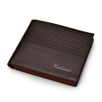 Men Leather Brand Luxury Wallet Short Slim Male Purses Money Clip Credit Card Dollar Price Portomonee Carteria