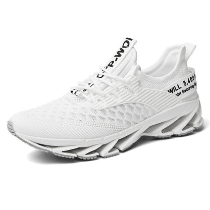 Men's autumn blade shoes large size flying mesh student sports casual running shoes