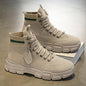 Men's autumn winter retro fashion high-top shoes Martin boots work boots motorcycle boots labor protection shoes