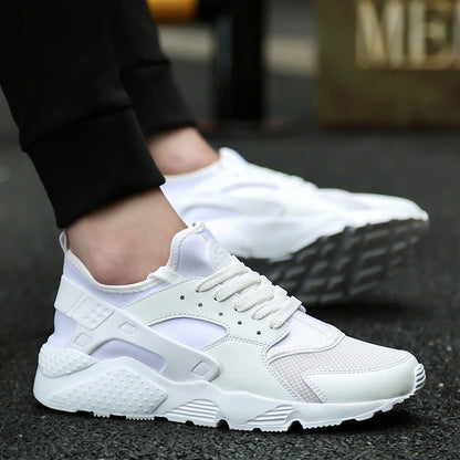 Men's mesh sports shoes for men women's flat running shoes for couples men's travel shoes for men