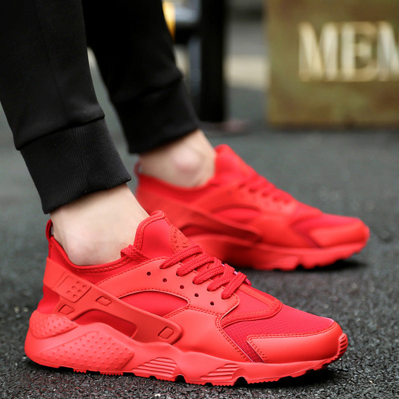 Men's mesh sports shoes for men women's flat running shoes for couples men's travel shoes for men